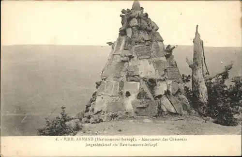 Hartmannswillerkopf Monument des Chasseurs Jaegerdenkmal / Hartmannswiller /Arrond. de Guebwiller