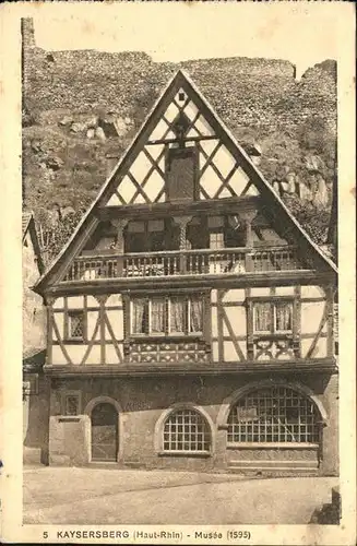 Kaysersberg Haut Rhin Musee maison historique alsacienne Kat. Kaysersberg