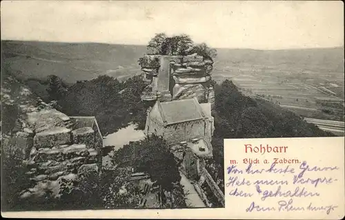 Zabern Saverne Burg Hohbarr Blick ins Tal / Saverne /Arrond. de Saverne