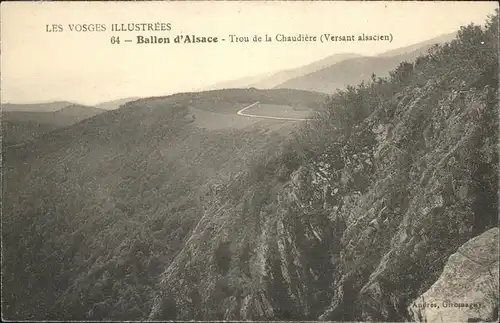 Sewen Vallon d Alsace Trou de la Chaudiere Elsaesser Belchen Kat. Sewen