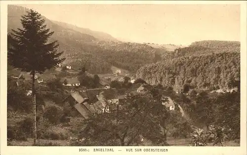 Wangenbourg Engenthal Vue sur Obersteigen couvent Kloster Kat. Wangenbourg Engenthal