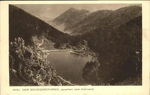 Stosswihr Lac de Schiessrothried Blick vom Hohneck See Kat. Stosswihr