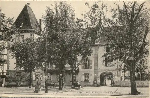 Munster Haut Rhin Elsass Place du Marche Kat. Munster