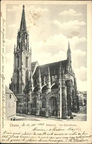 Thann Haut Rhin Elsass Cathedrale Muenster Kat. Thann