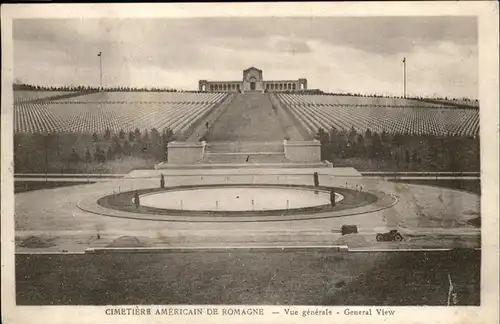 Romagne sous Montfaucon Cimetiere americain Kat. Romagne sous Montfaucon