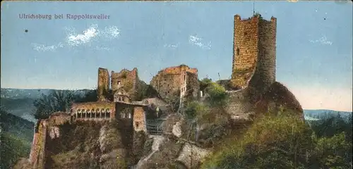 Rappoltsweiler Haut Rhin Elsass Ruine Ulrichsburg Kat. Ribeauville