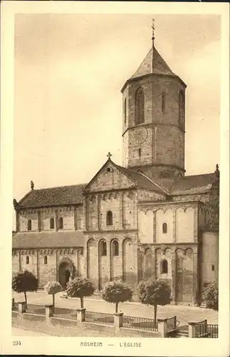 Rosheim Elsass Lothringen Eglise Kat. Rosheim