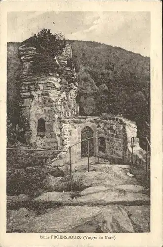 Lembach Bas Rhin Elsass Ruine Froensbourg Kat. Lembach