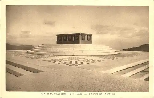 Hartmannswillerkopf L'Autel de la Patrie Gedenkstaette / Hartmannswiller /Arrond. de Guebwiller