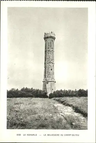 Le Hohwald Le Belvedere au Chap du Feu Aussichtsturm Kat. Le Hohwald