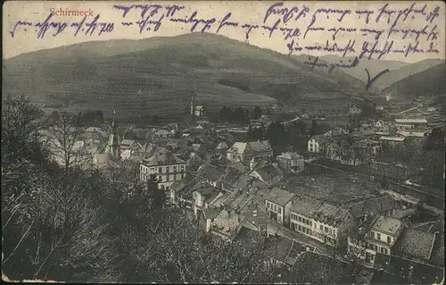 Schirmeck Vue partielle Feldpost Kat. Schirmeck