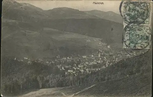 Markirch Vue panoramique Stempel auf AK Kat. Sainte Marie aux Mines