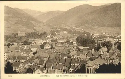 Schirmeck Vue generale prise du Schlossberg Kat. Schirmeck