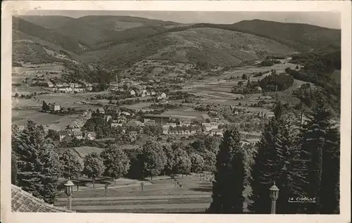 Schirmeck Vue generale prise de la terrasse du preventorium Barenbach Kat. Schirmeck