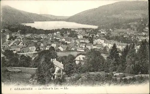 Gerardmer Vosges La ville et le lac Kat. Gerardmer