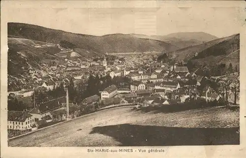 Sainte Marie aux Mines Haut Rhin Vue generale