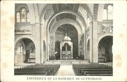 Lutterbach Interieur de la Basilique Kat. Lutterbach