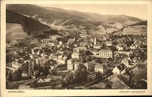 Markirch Vue panoramique Kat. Sainte Marie aux Mines