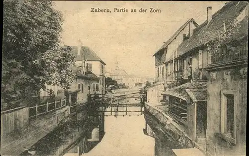 Zabern Saverne Partie an der Zorn / Saverne /Arrond. de Saverne