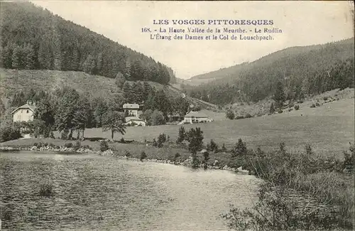 Le Rudlin Haute Vallee de la Meurthe Etang des Dames et le Col de Louschpach Kat. Plainfaing