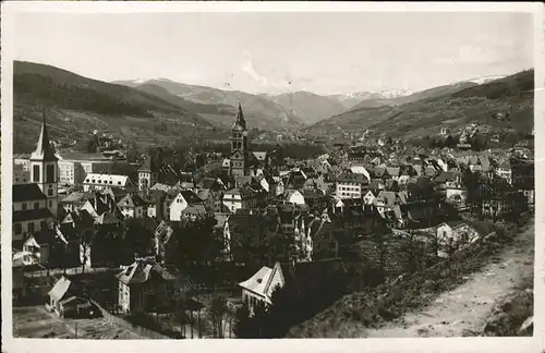 Munster Haut Rhin Elsass Vue panoramique et les Vosges Kat. Munster