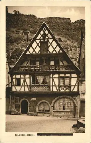 Kaysersberg Haut Rhin Le Musee Fachwerkhaus Kat. Kaysersberg