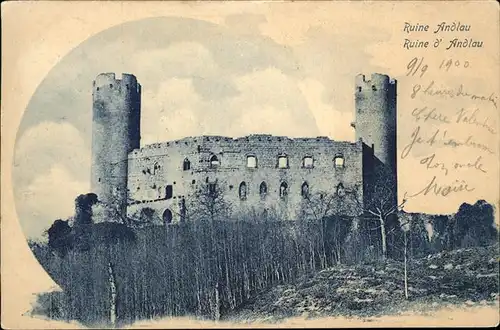 Andlau Ruine Chateau Kat. Andlau