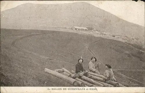 Guebwiller Haut Rhin Elsass Le Grand Ballon et Haag Grosser Belchen Kat. Guebwiller