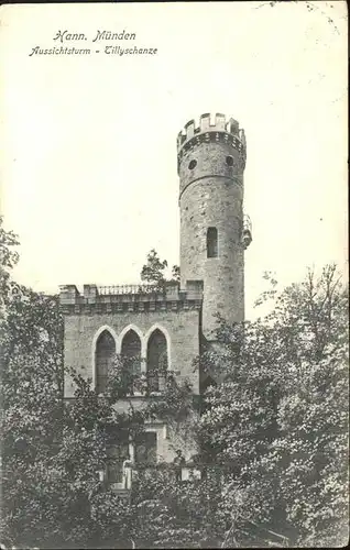 Hann. Muenden Aussichtsturm Tillyschanze Kat. Hann. Muenden