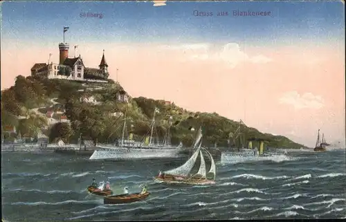 Blankenese Partie am Suellberg Kat. Hamburg