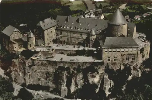 Edersee Schloss Waldeck Fliegeraufnahme Kat. Edertal