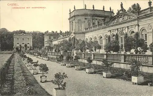 Kassel Orangerie mit Marmorbad Feldpost Kat. Kassel