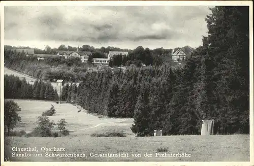 Clausthal Zellerfeld Sanatorium Schwarzenbach Kat. Clausthal Zellerfeld