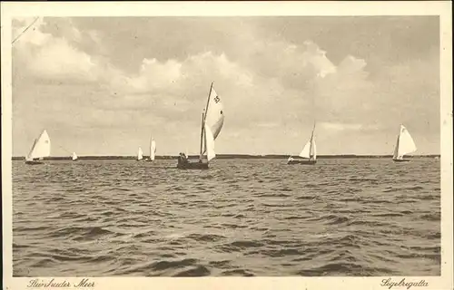 Steinhude Segelpartie am Steinhuder Meer / Wunstorf /Region Hannover LKR