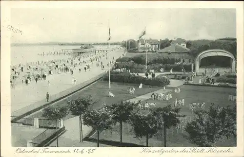 Travemuende Ostseebad Konzertgarten des Staedt Kursaales / Luebeck /Luebeck Stadtkreis