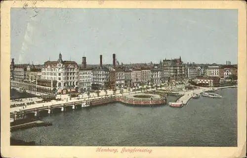 Hamburg Jungfernstieg Kat. Hamburg