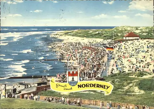 Norderney Nordseebad Strand Kat. Norderney