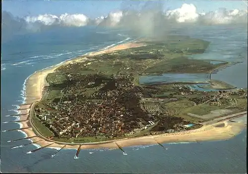 Norderney Nordseebad Fliegeraufnahme Kat. Norderney