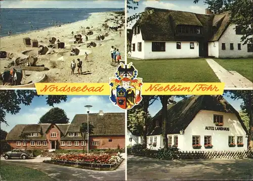 Nieblum Strand Altes Landhaus / Nieblum Insel Foehr /Nordfriesland LKR