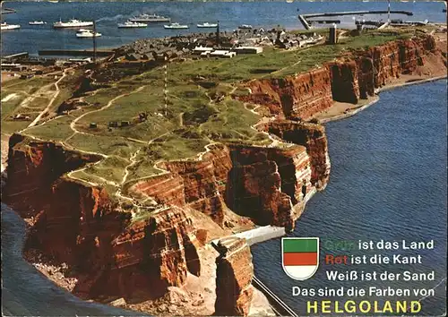 Helgoland Fliegeraufnahme / Helgoland /Pinneberg LKR