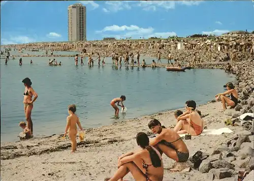 Buesum Nordseebad Strandpartie Hochhaus Kat. Buesum