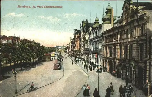 St Pauli Spielbudenplatz Kat. Hamburg