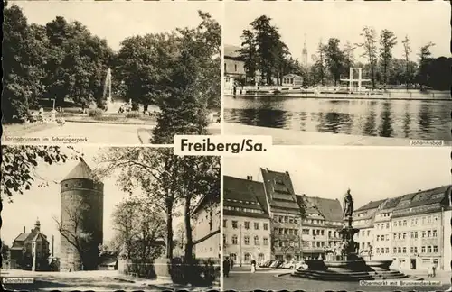 Freiberg Johannisbad Dontasturm Kat. Freiberg