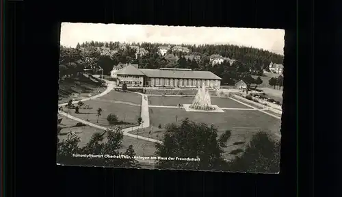 Oberhof Thueringen Anlagen Haus der Freundschaft Kat. Oberhof Thueringen