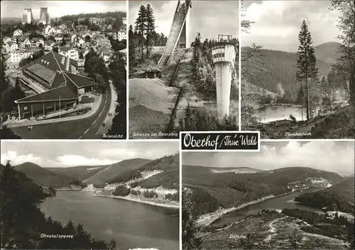 Oberhof Thueringen Schanze am Rennsteig  Kat. Oberhof Thueringen