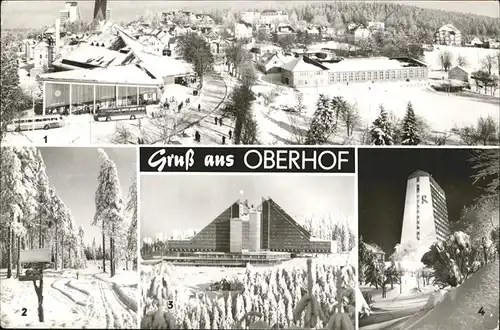 Oberhof Thueringen Interhotel Panorama Erholungsheim Rennsteig Kat. Oberhof Thueringen