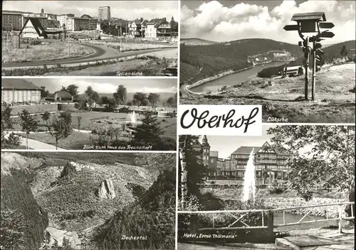 Oberhof Thueringen Luetsche Hotel Ernst Thaelmann  Kat. Oberhof Thueringen