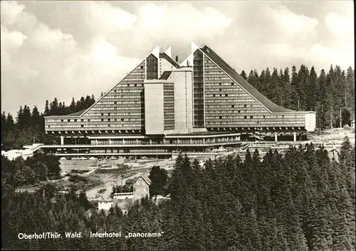 Oberhof Thueringen Interhotel Panorame Schanze Kat. Oberhof Thueringen