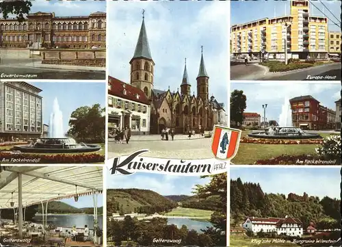Kaiserslautern Klugsche Muehle Burgruine Wilenstein Europahaus Kat. Kaiserslautern