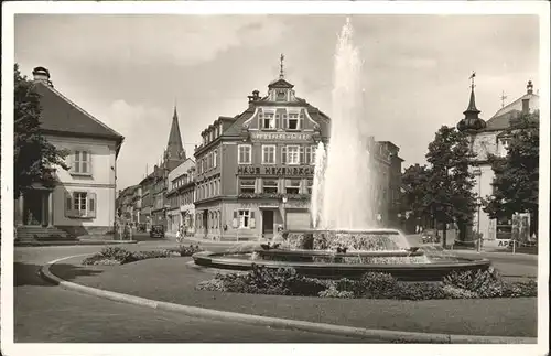 Kaiserslautern Fackelwoogbrunnen Haus Hexenbaecker Kat. Kaiserslautern